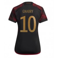 Billiga Tyskland Serge Gnabry #10 Borta fotbollskläder Dam VM 2022 Kortärmad
